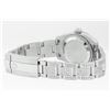 Image 9 : Rolex Ladies Stainless Steel Quickset Mother Of Pearl Full Diamond Datejust Wris