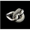 Image 1 : 0.48 ctw Diamond Ring - 14KT White Gold
