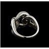 Image 3 : 0.48 ctw Diamond Ring - 14KT White Gold