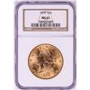 Image 1 : 1899 $20 Liberty Head Double Eagle Gold Coin NGC MS62