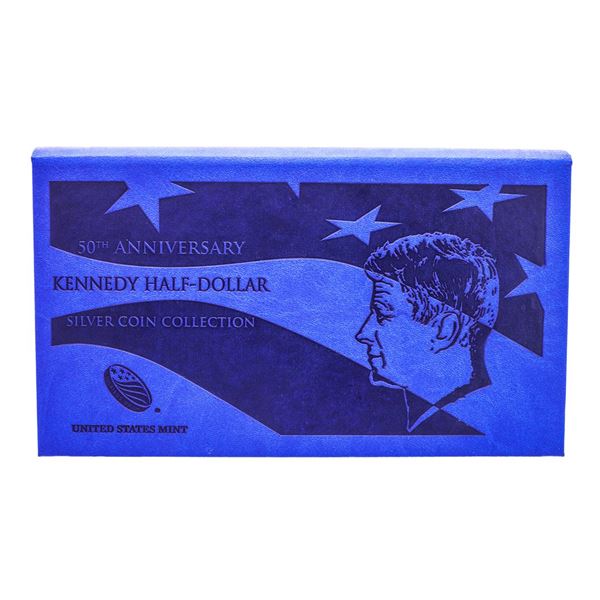 2014 50th Anniversary Kennedy Half Dollar Silver Coin Collection w/ Box & COA