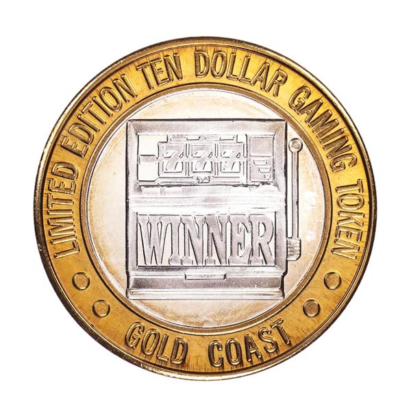 .999 Fine Silver Gold Coast Las Vegas $10 Casino Limited Edition Gaming Token