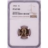 Image 1 : 1954 Proof Lincoln Wheat Cent Coin NGC PF67RD