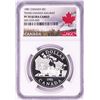 Image 1 : 1981 $1 Proof Trans-Canada Railway Silver Dollar Coin NGC PF 70 Ultra Cameo