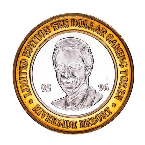 .999 Silver Riverside Resort Hotel & Casino $10 Casino Limited Edition Gaming Token