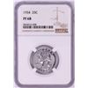 Image 1 : 1954 Proof Washington Quarter Coin NGC PF68