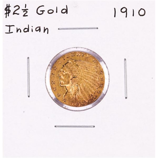 1910 $2 1/2 Indian Head Quarter Eagle Gold Coin