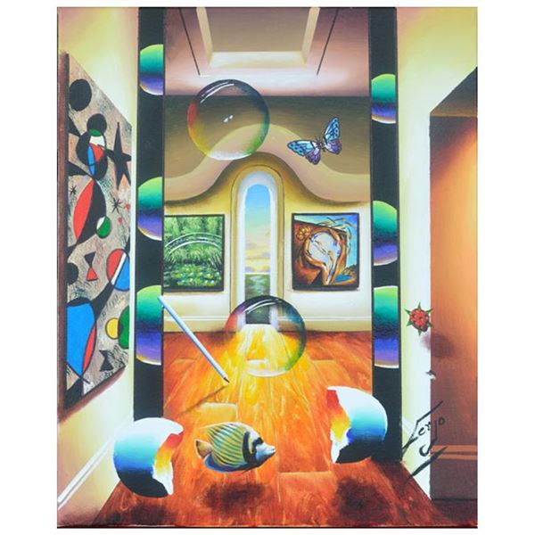 Ferjo "Foyer of Masters Melting Away" Original Oil on Canvas