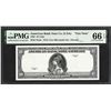 Image 1 : 1929 10 Unit American Bank Note Co. "Test Note" PMG Gem Uncirculated 66EPQ