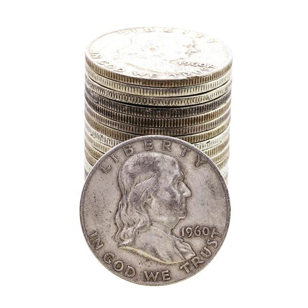 Roll of (20) Mixed Date Franklin Half Dollar Coins