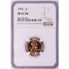 Image 1 : 1954 Proof Lincoln Wheat Cent Coin NGC PF67RD