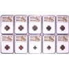 Image 1 : Lot of (10) Ancient Roman Empire Coins NGC Certified