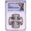 Image 1 : 1984Mo Mexico 1 Onza Libertad Silver Coin NGC MS66
