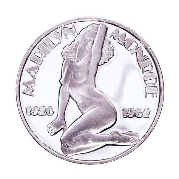 1926-1962 Marilyn Monroe Proof 1oz .999 Fine Silver Round