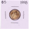 Image 1 : 1998 $5 American Gold Eagle Coin