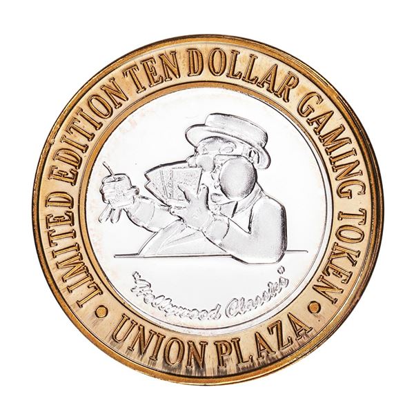 .999 Silver Union Plaza Las Vegas, Nevada $10 Casino Limited Edition Gaming Token