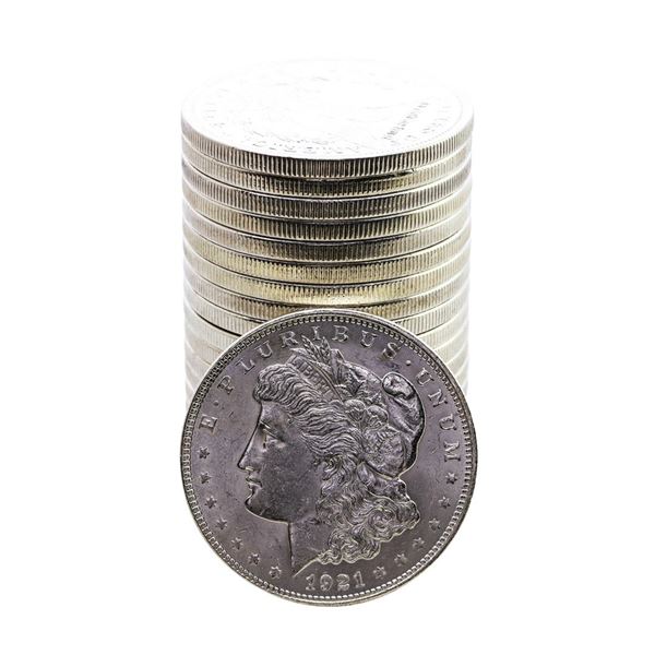 Roll of (20) 1921 $1 Morgan Silver Dollar Coins