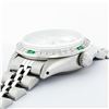 Image 9 : Rolex Ladies Stainless Steel Mother Of Pearl Diamond Emerald Datejust Wristwatch