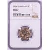 Image 1 : 1938-D Buffalo Nickel Coin NGC MS67