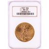 Image 1 : 1927 $20 St. Gaudens Double Eagle Gold Coin NGC MS63