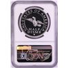 Image 2 : 1792-2017 Half Disme 1 oz. Silver Medal NGC PF70 W/Edmund C. Moy Signature