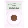 Image 1 : 1914-S Lincoln Wheat Cent Coin PCGS MS64BN Old Green Holder