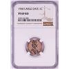 Image 1 : 1960 Large Date Proof Lincoln Memorial Cent Coin NGC PF69RD