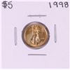 Image 1 : 1998 $5 American Gold Eagle Coin