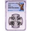 Image 1 : 1985Mo Mexico 1 Onza Libertad Silver Coin NGC MS66