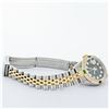 Image 8 : Rolex Ladies Two Tone Green Vignette Diamond & Emerald Datejust Wristwatch