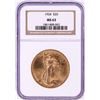 Image 1 : 1924 $20 St. Gaudens Double Eagle Gold Coin NGC MS63