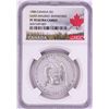 Image 1 : 1988 $1 Proof Canada Saint-Maurice Ironworks Silver Dollar Coin NGC PF70 Ultra Cameo