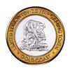 Image 1 : .999 Fine Silver Gold Coast Las Vegas $10 Casino Limited Edition Gaming Token