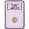 Image 1 : 2001 $5 American Gold Eagle Coin NGC MS70