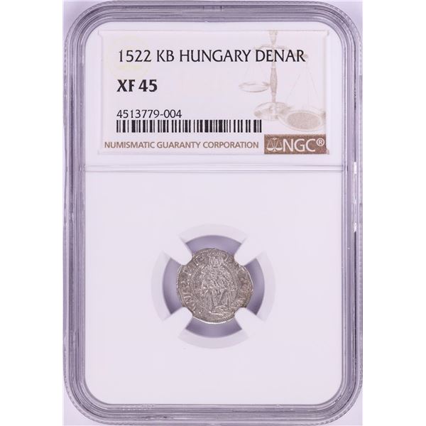 1522 KB Hungary Denar 'Madonna and Child' Coin NGC XF45