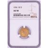 Image 1 : 1926 $2 1/2 Indian Head Quarter Eagle Gold Coin NGC AU58