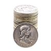 Image 1 : Roll of (20) Mixed Date Franklin Half Dollar Coins