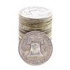 Image 2 : Roll of (20) Mixed Date Franklin Half Dollar Coins