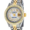Image 1 : Rolex Ladies Two Tone MOP Diamond Oyster Perpetual Datejust Wristwatch