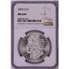 Image 1 : 1878-S $1 Morgan Silver Dollar Coin NGC MS64+