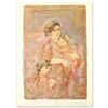 Image 1 : Hibel (1917-2014) "Mona and Family" Limited Edition Lithograph on Rice Paper