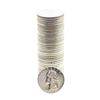 Image 1 : Roll of (40) Brilliant Uncirculated 1964 Washington Quarter Coins