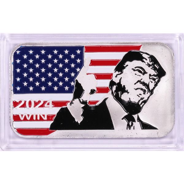 2024 Win Trump 1oz .999 Fine Silver Bar Ingot