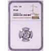 Image 1 : 1955 Proof Roosevelt Dime Coin NGC PF69