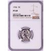 Image 1 : 1956 Proof Jefferson Nickel Coin NGC PF69