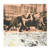 Image 1 : "Ringo" Daniel Funes "Jackson Pollock at Work" Original Mixed Media on Canvas
