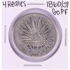 Image 1 : 1860/59 GoPF Mexico 4 Reales Silver Coin