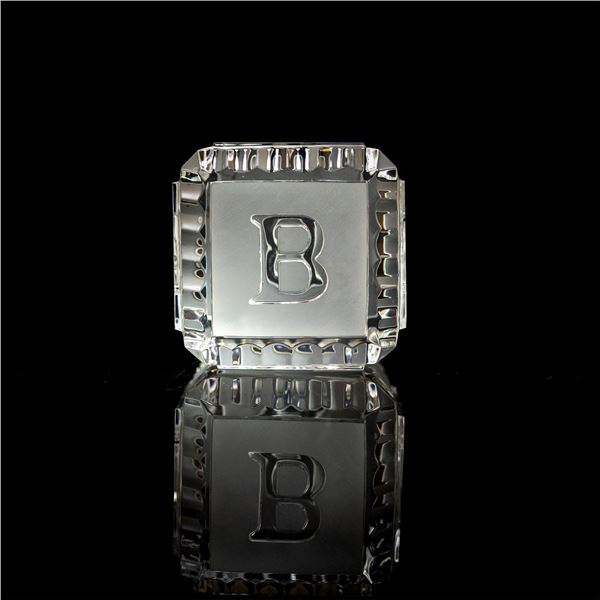 Waterford Crystal Baby Block Paperweight