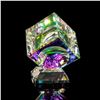 Image 1 : Lustig International Small Optical Crystal Cube On Base