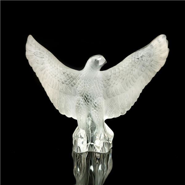 Daum France Crystal Figurine, Eagle